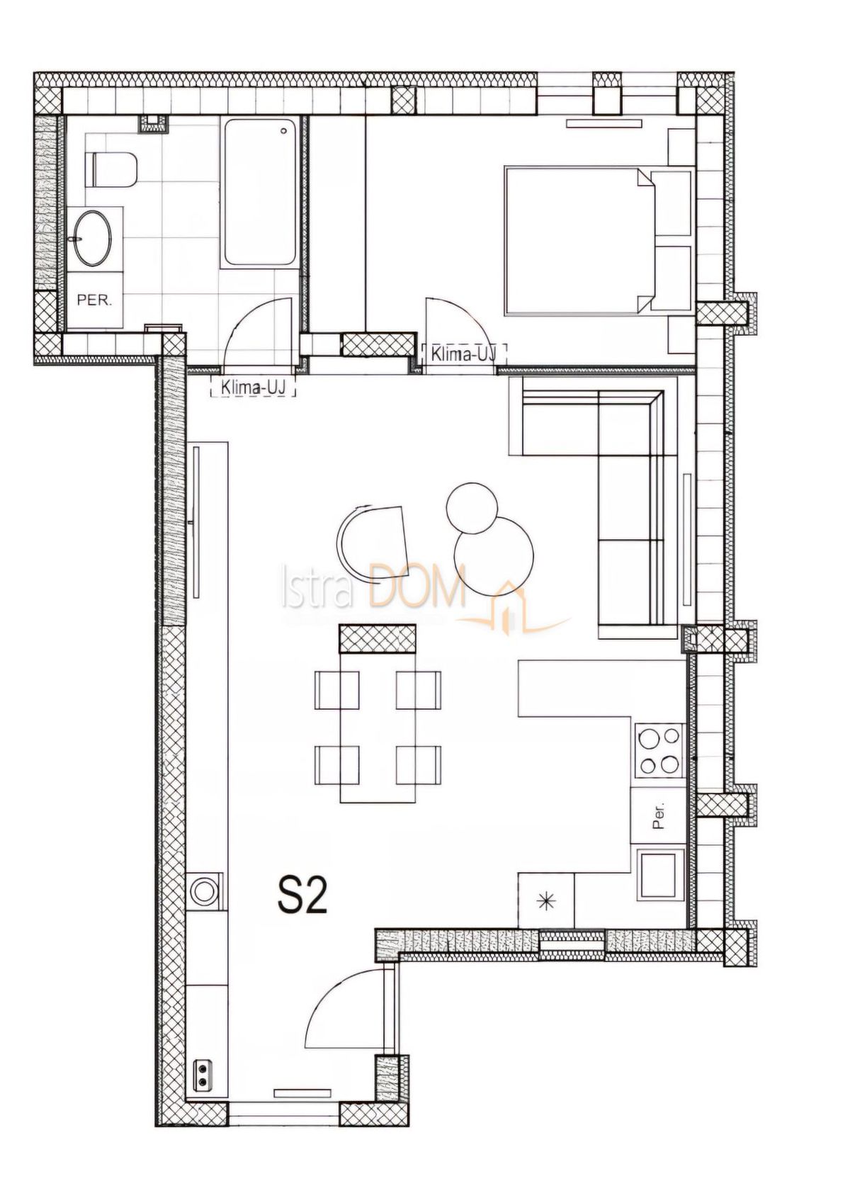 Appartamento Donja Zelina, Sveti Ivan Zelina, 75m2