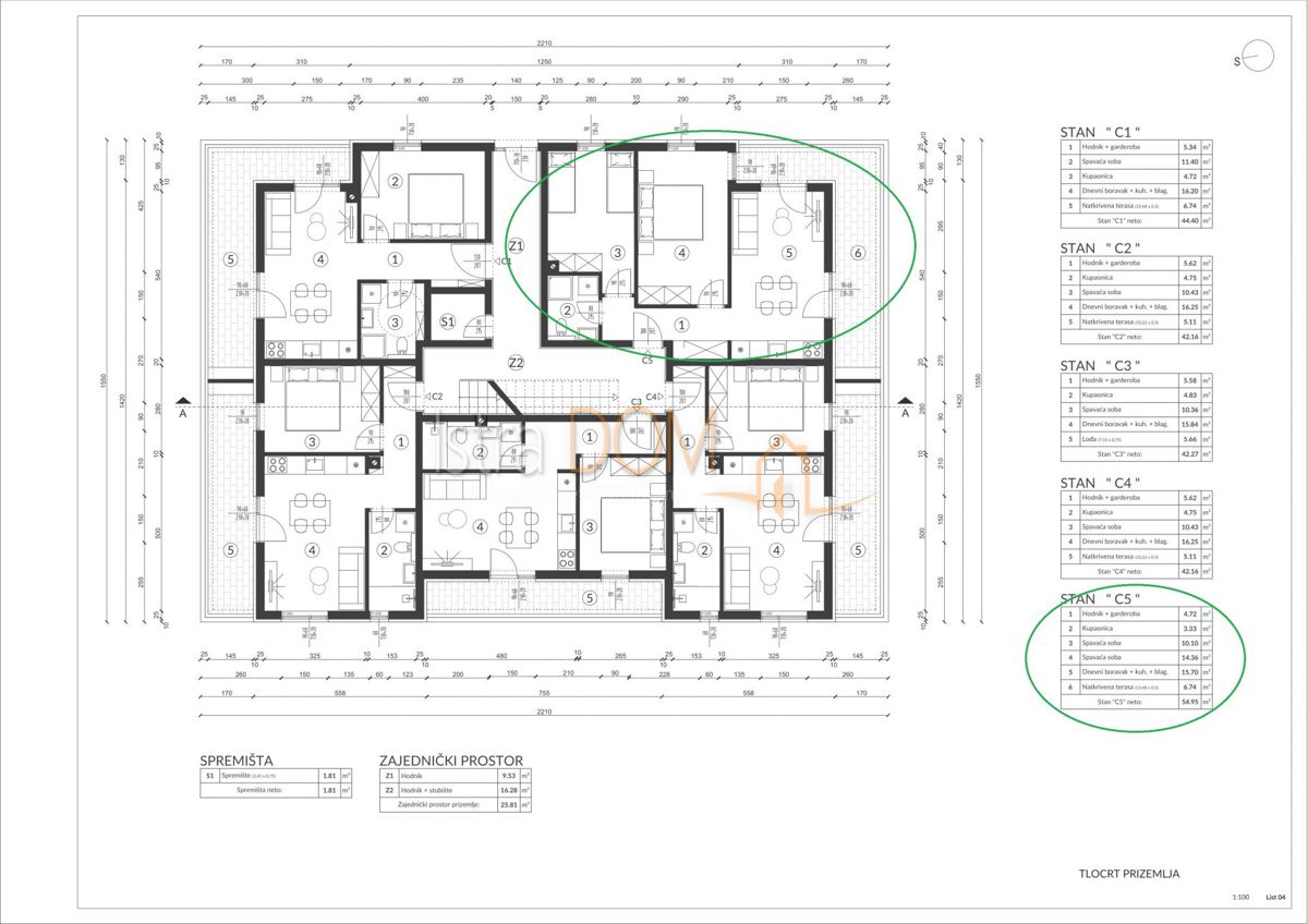 Appartamento Šikići, Pula, 58m2