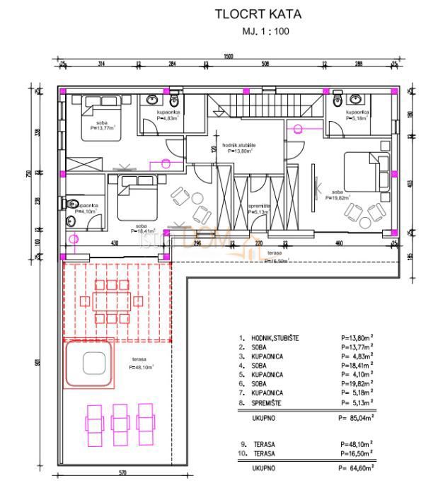 Terreno Rebići, Barban, 1.300m2