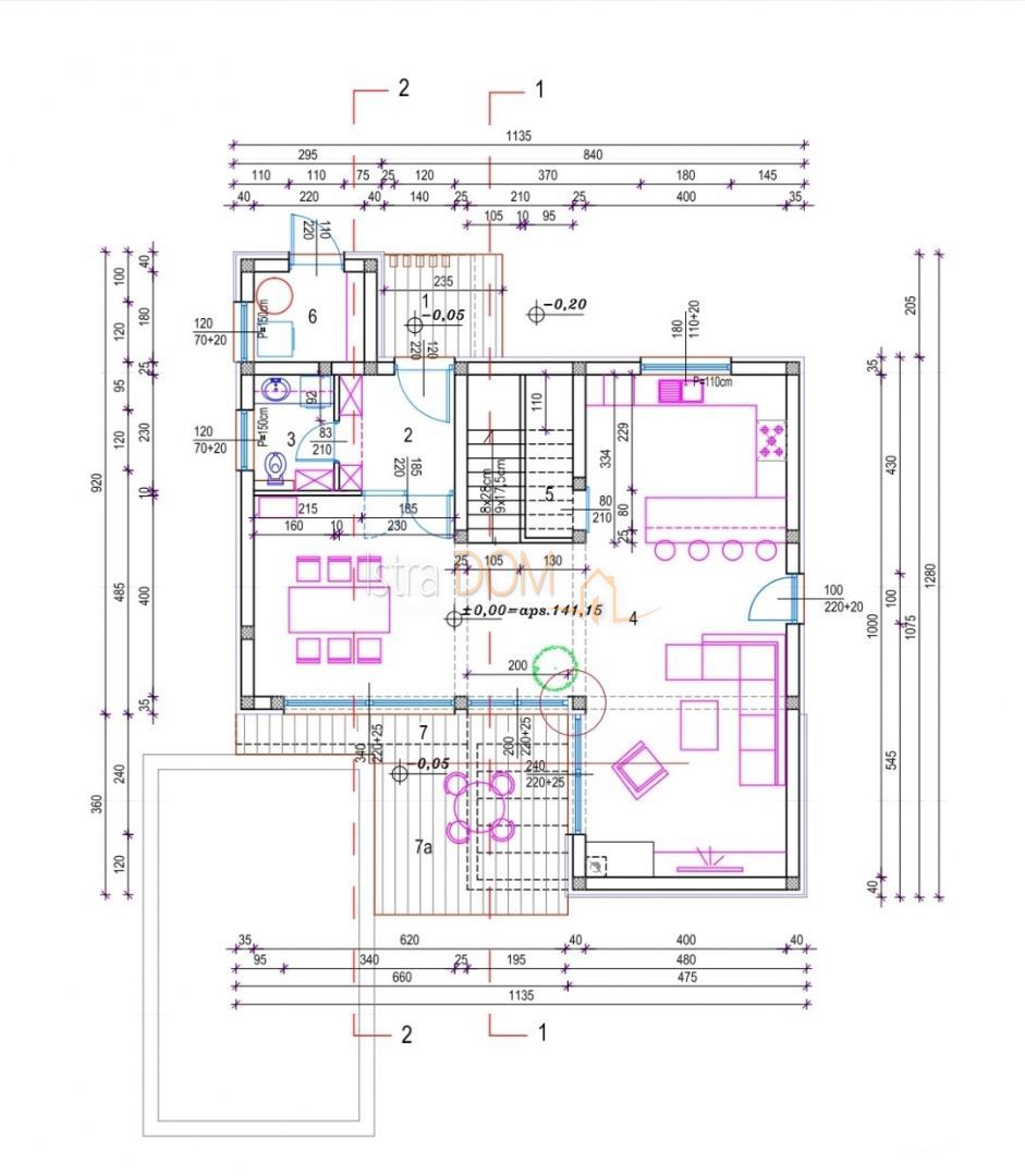 Casa Peruški, Marčana, 206m2