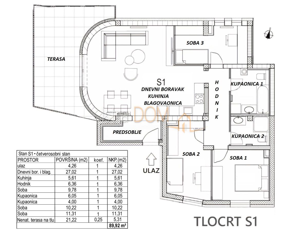 Appartamento Donja Zelina, Sveti Ivan Zelina, 75m2