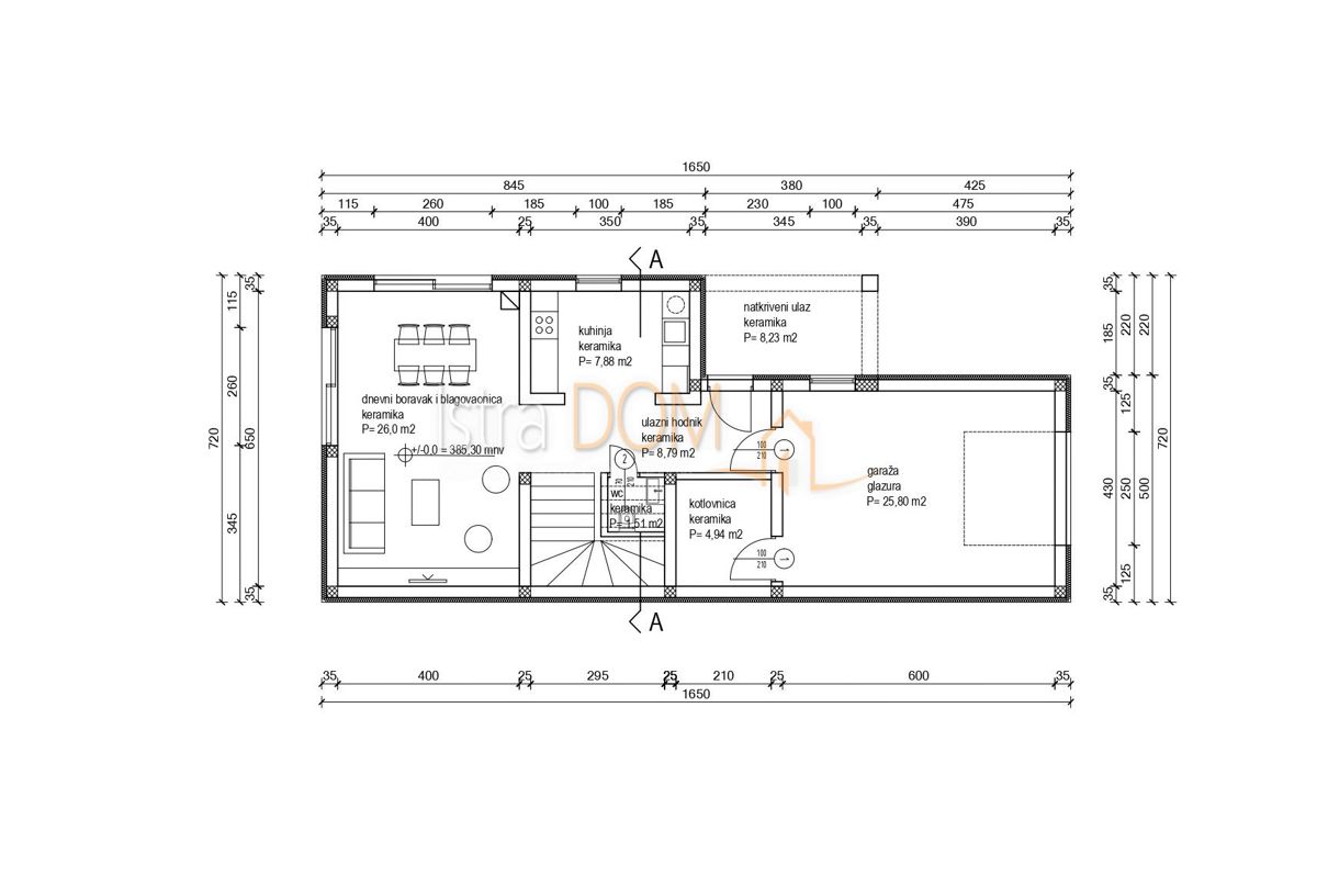 Terreno Domijanići, Žminj, 1.351m2