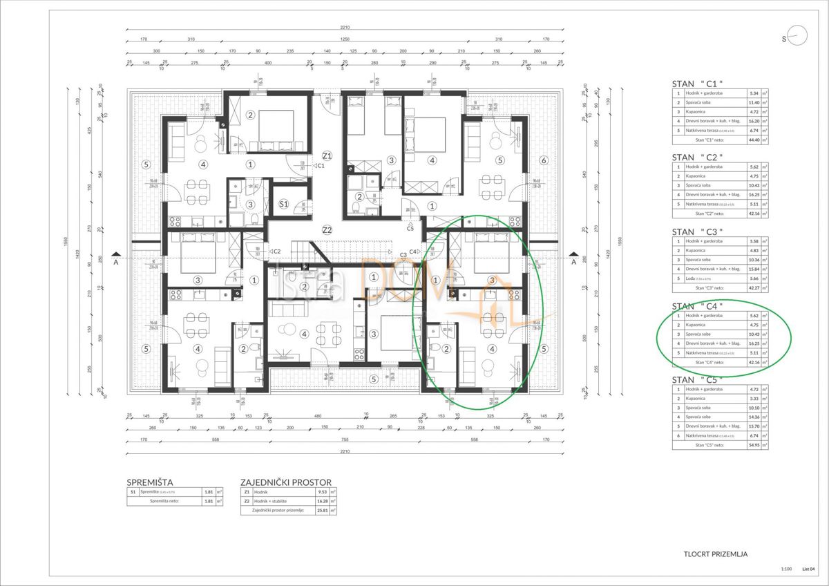 Appartamento Šikići, Pula, 58m2