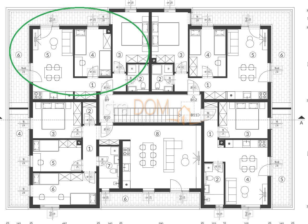 Appartamento Šikići, Pula, 58m2