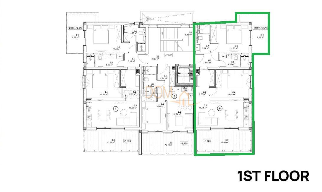 Appartamento Medulin, 77,98m2