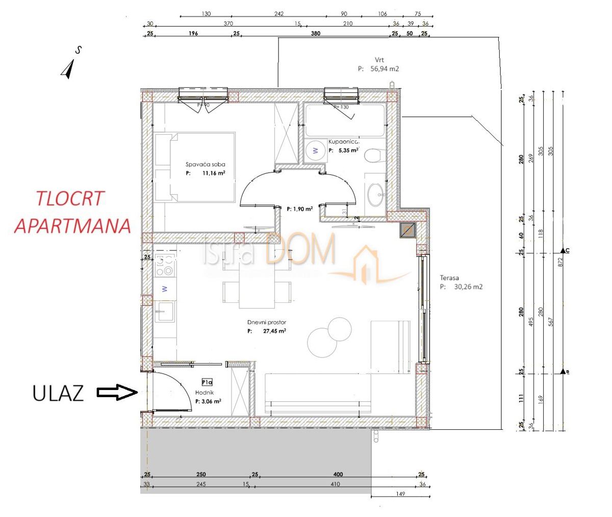 Appartamento Cres, 70m2