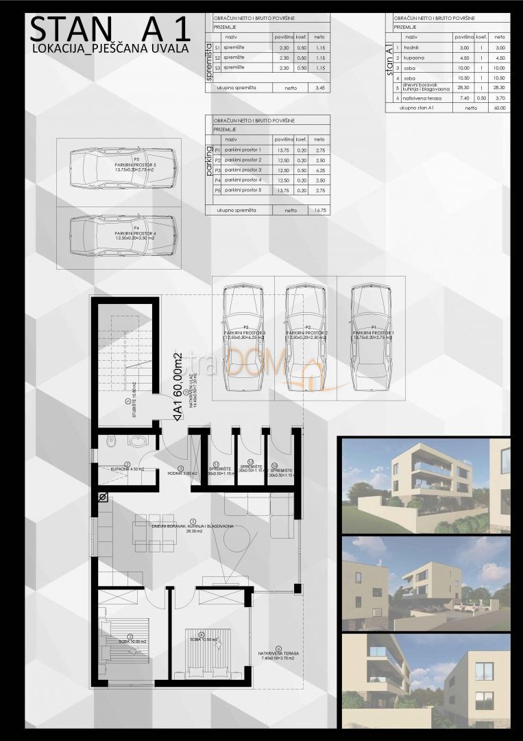 Appartamento Pješčana Uvala, Medulin, 74m2