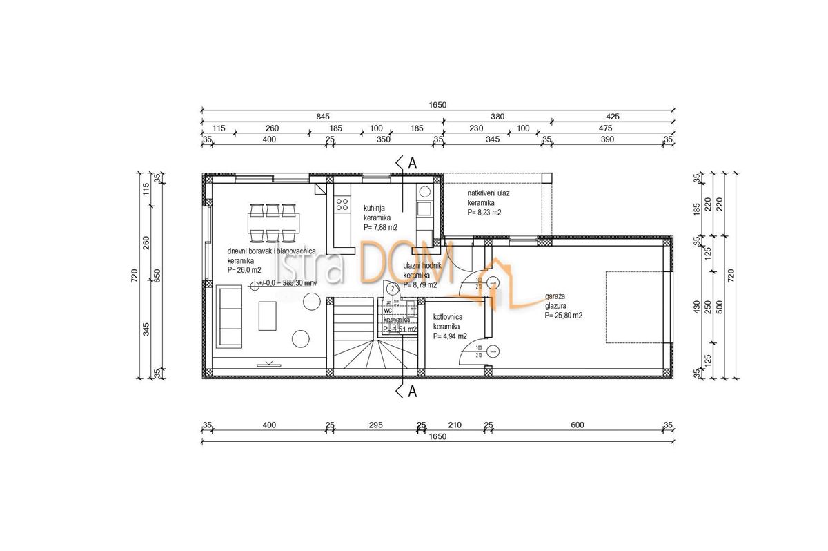 Terreno Domijanići, Žminj, 1.351m2