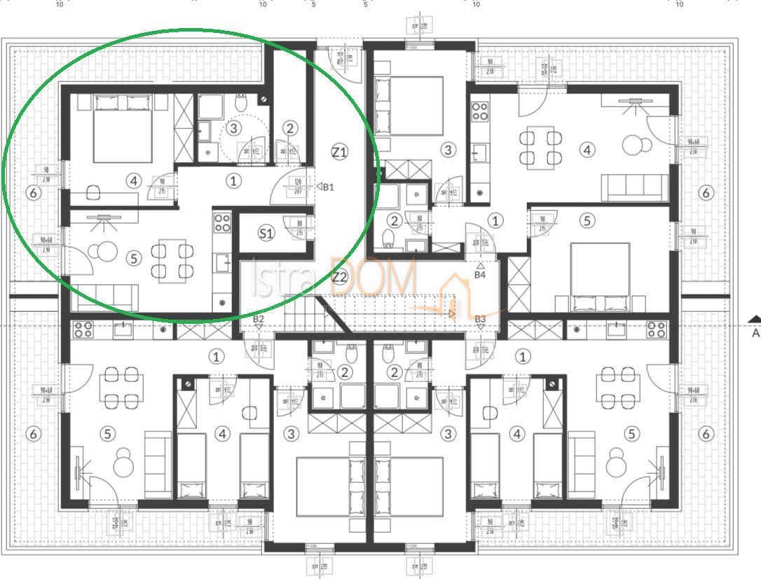 Appartamento Šikići, Pula, 58m2