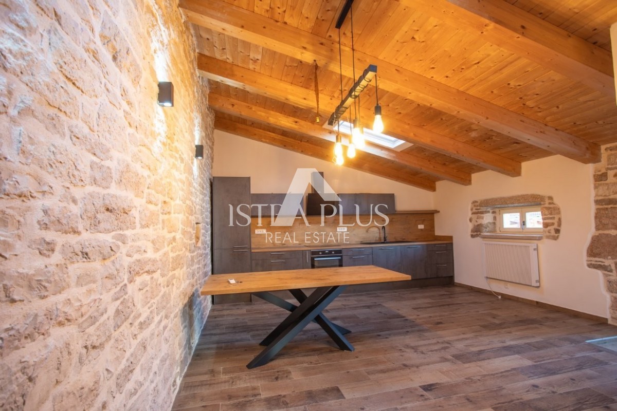Istria, zona di Parenzo - autentica casa in pietra con cortile