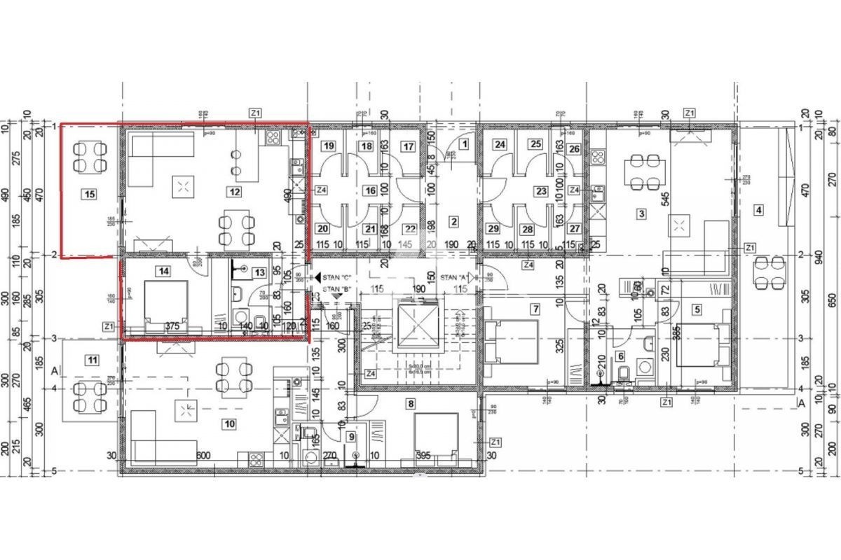 VABRIGA, Appartamento al piano terra con cortile