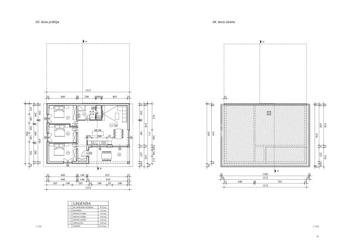 Casa contemporanea - casa a un piano dal design moderno a 3500m da Parenzo