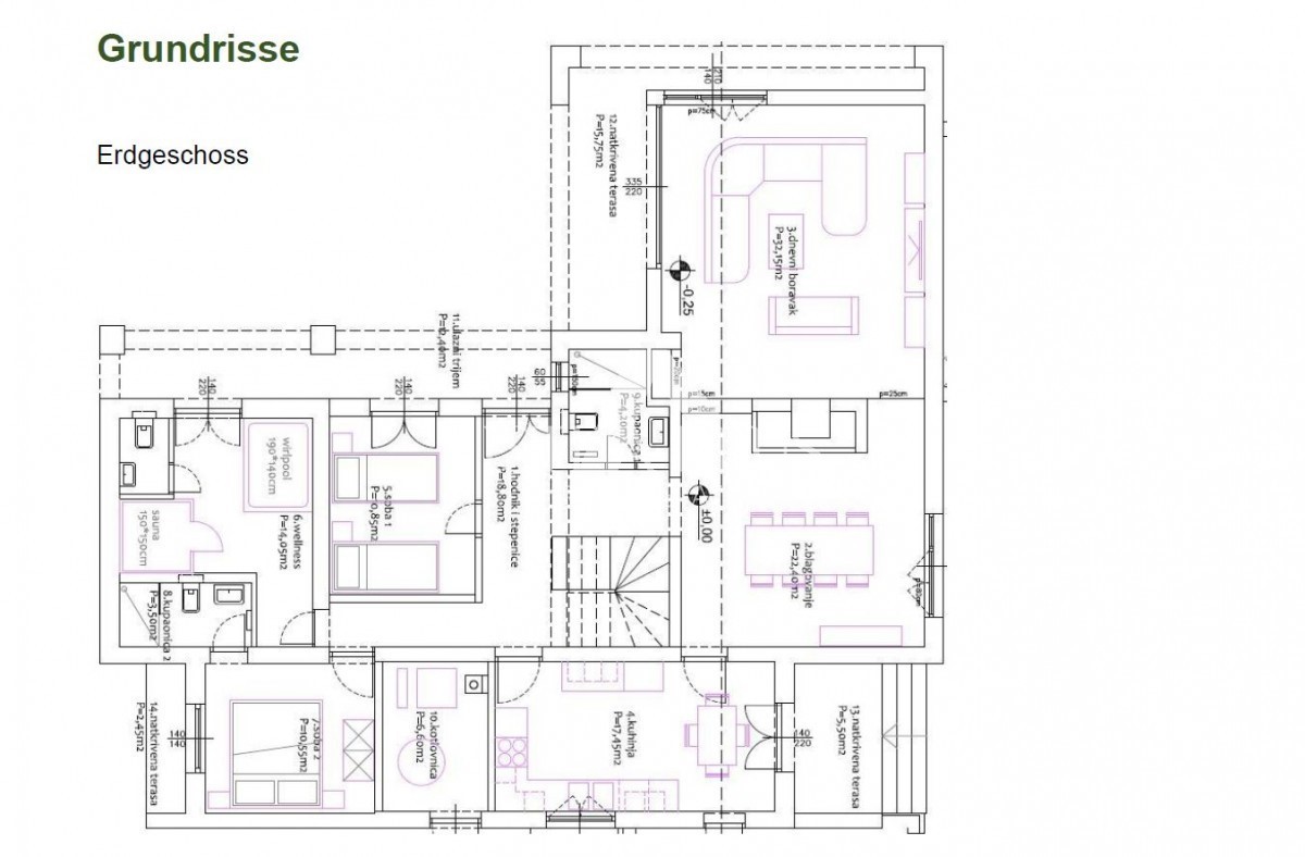 Villa con piscina e benessere
