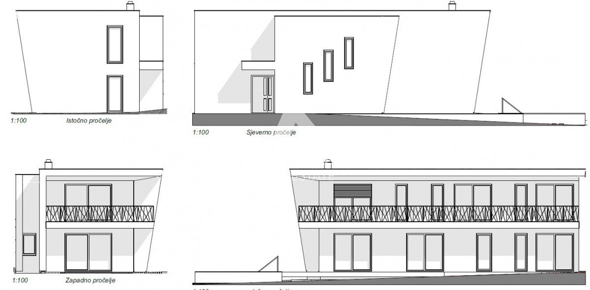 Villa in costruzione con piscina