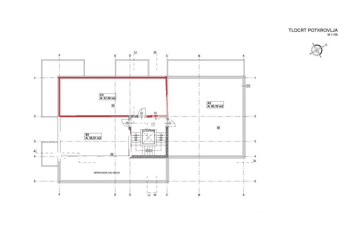 Vabriga, appartamento con terrazza sul tetto - palazzo con ascensore!