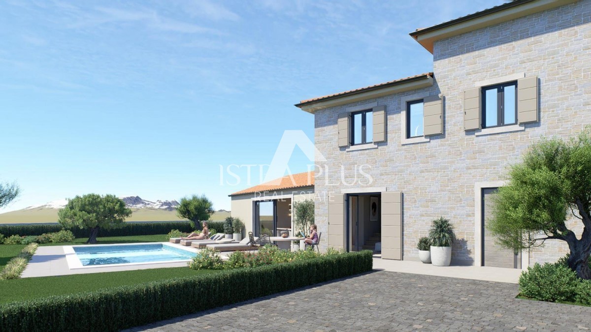 Istria, zona di Visignano - Bellissima casa mediterranea con piscina