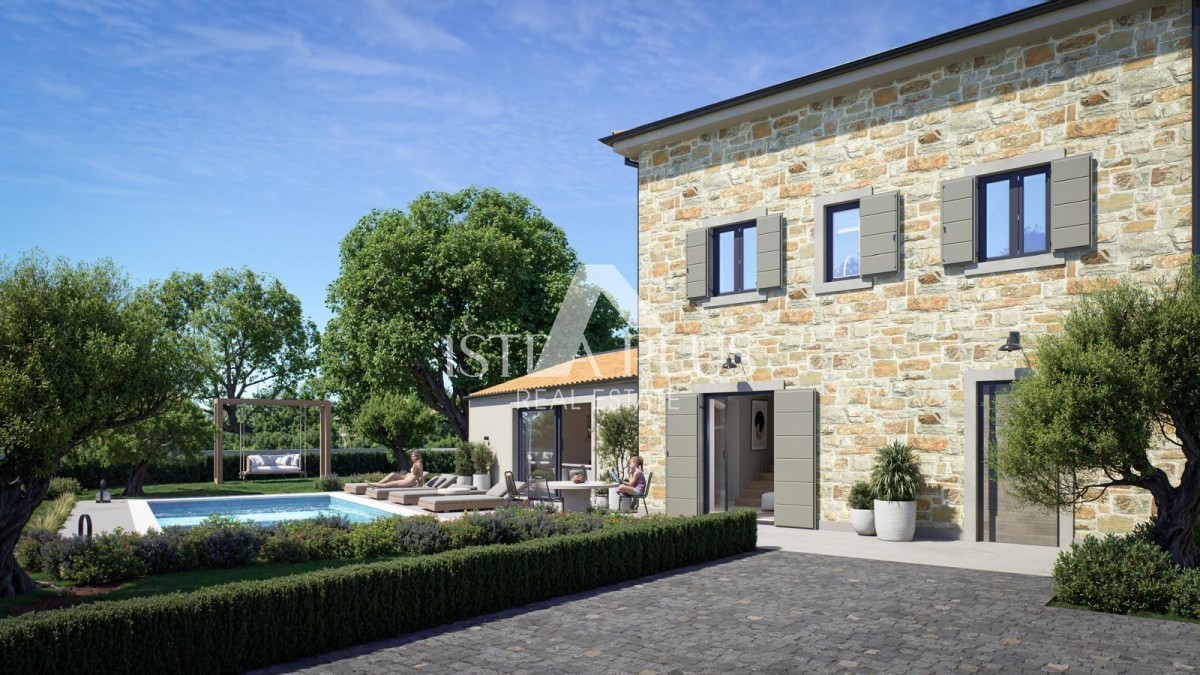 Istria, zona di Visignano - Bellissima casa mediterranea con piscina