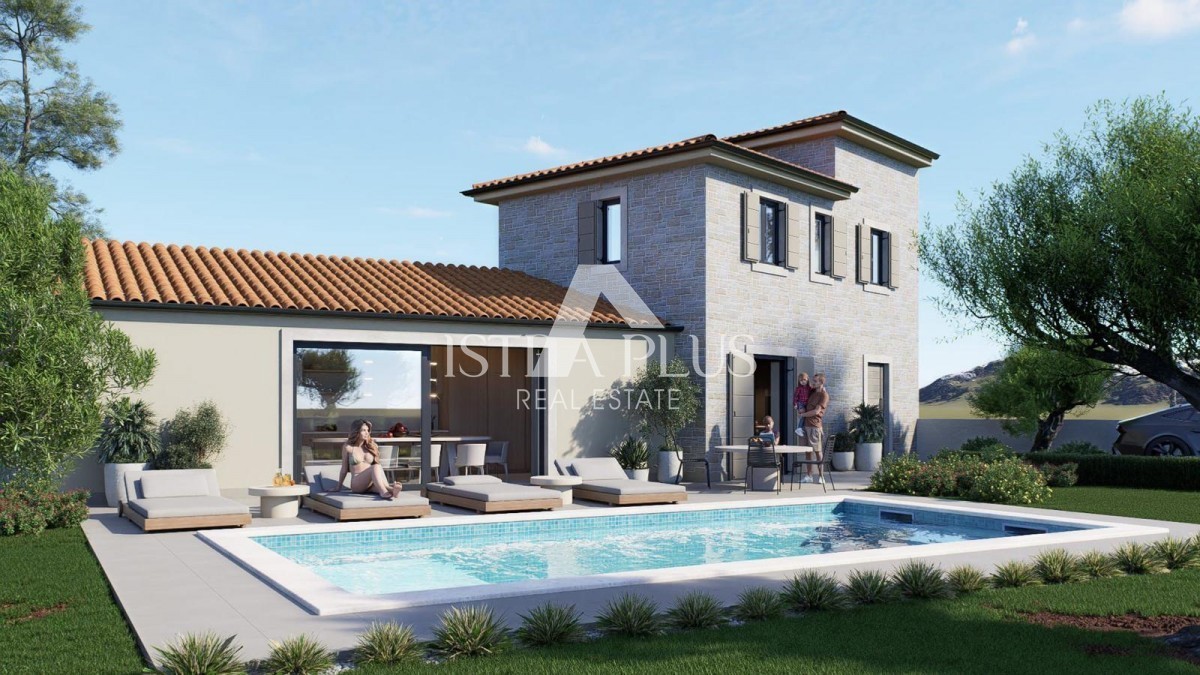 Istria, zona di Visignano - Bellissima casa mediterranea con piscina