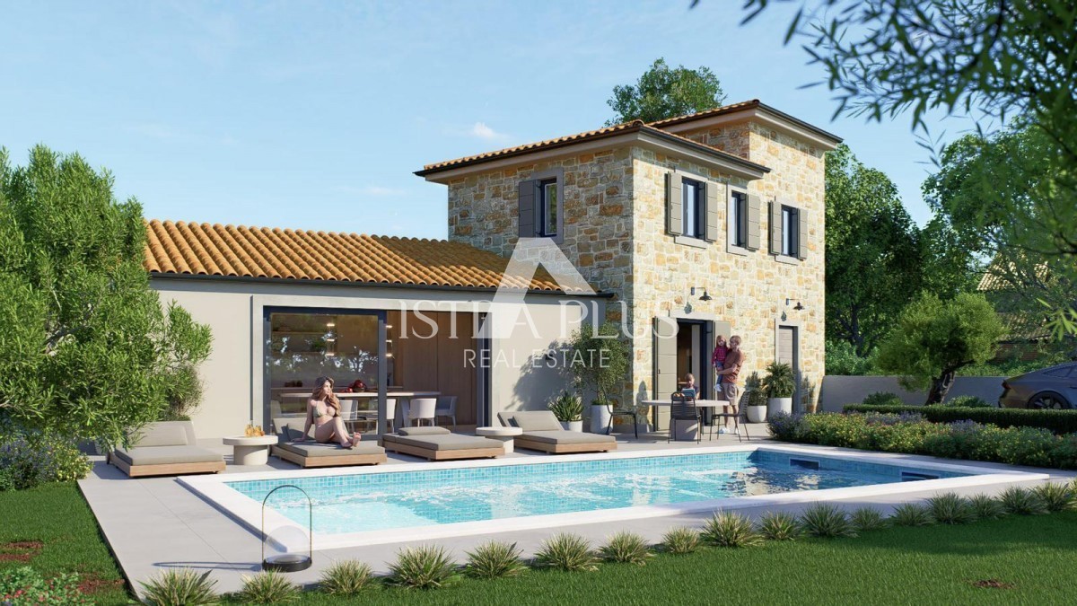 Istria, zona di Visignano - Bellissima casa mediterranea con piscina