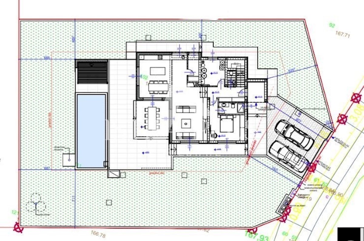 Una villa moderna in costruzione in Istria - Poreč