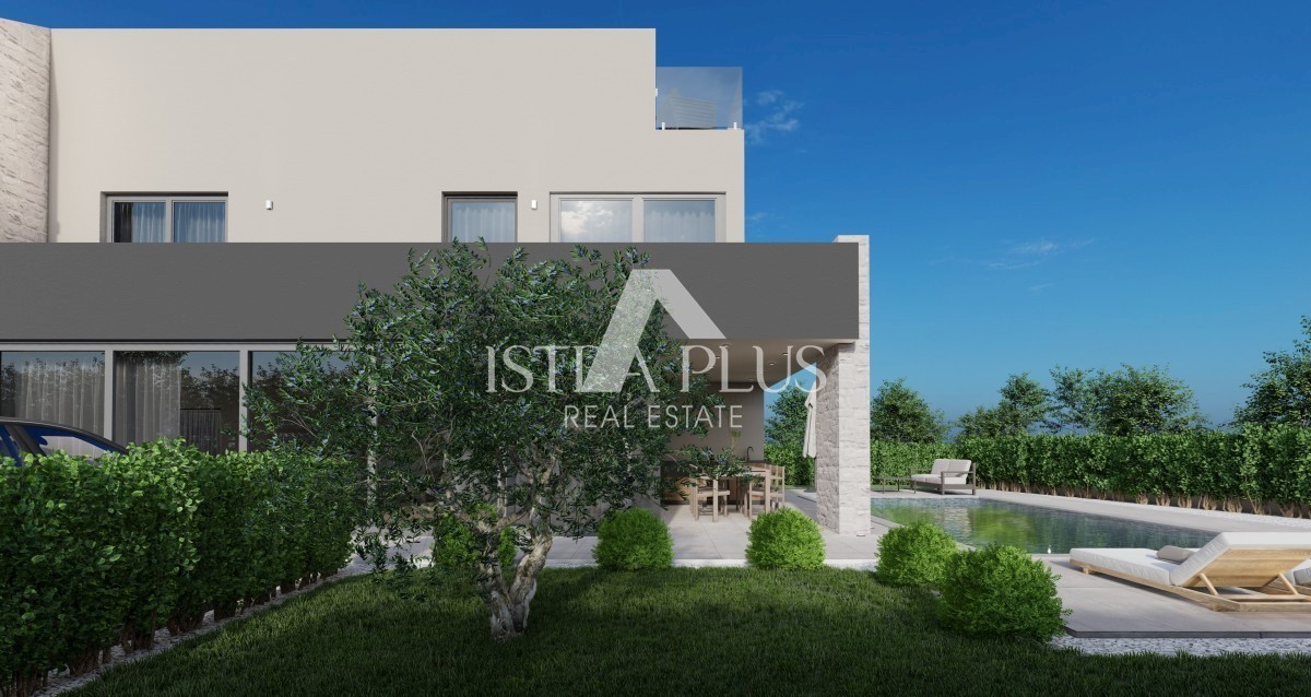 Parenzo, Istria Nuova villa di lusso con piscina a 500 m dal mare e vista mare!!