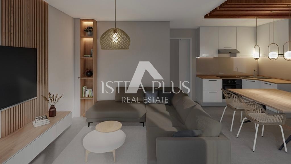 Istria, appartamento di nuova costruzione in una posizione attraente in una tranquilla cittadina costiera istriana