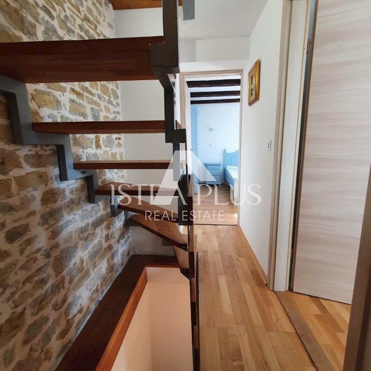 Casa in pietra con piscina + appartamento, Vista al Montona