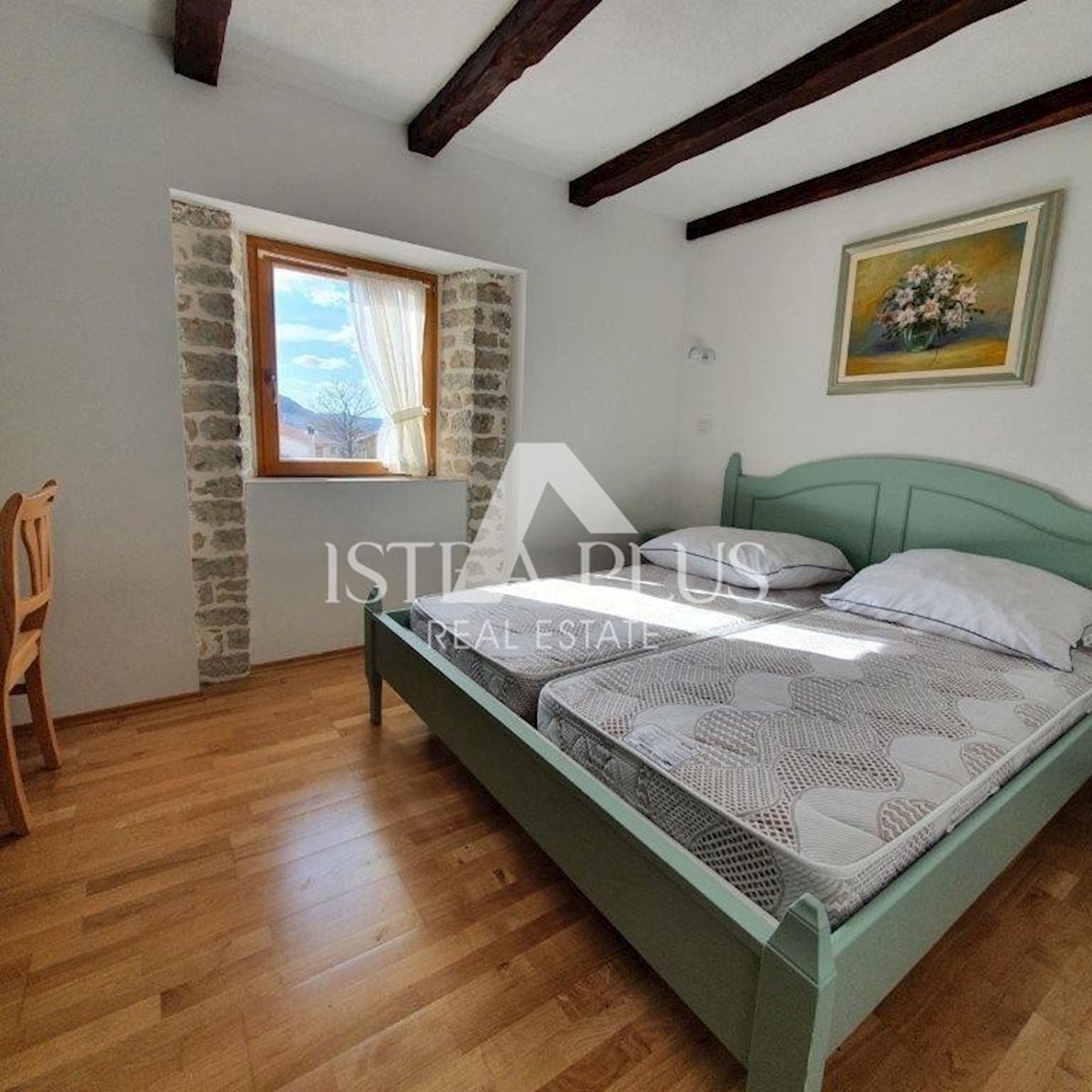 Casa in pietra con piscina + appartamento, Vista al Montona