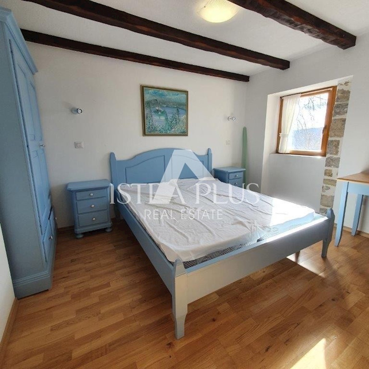 Casa in pietra con piscina + appartamento, Vista al Montona