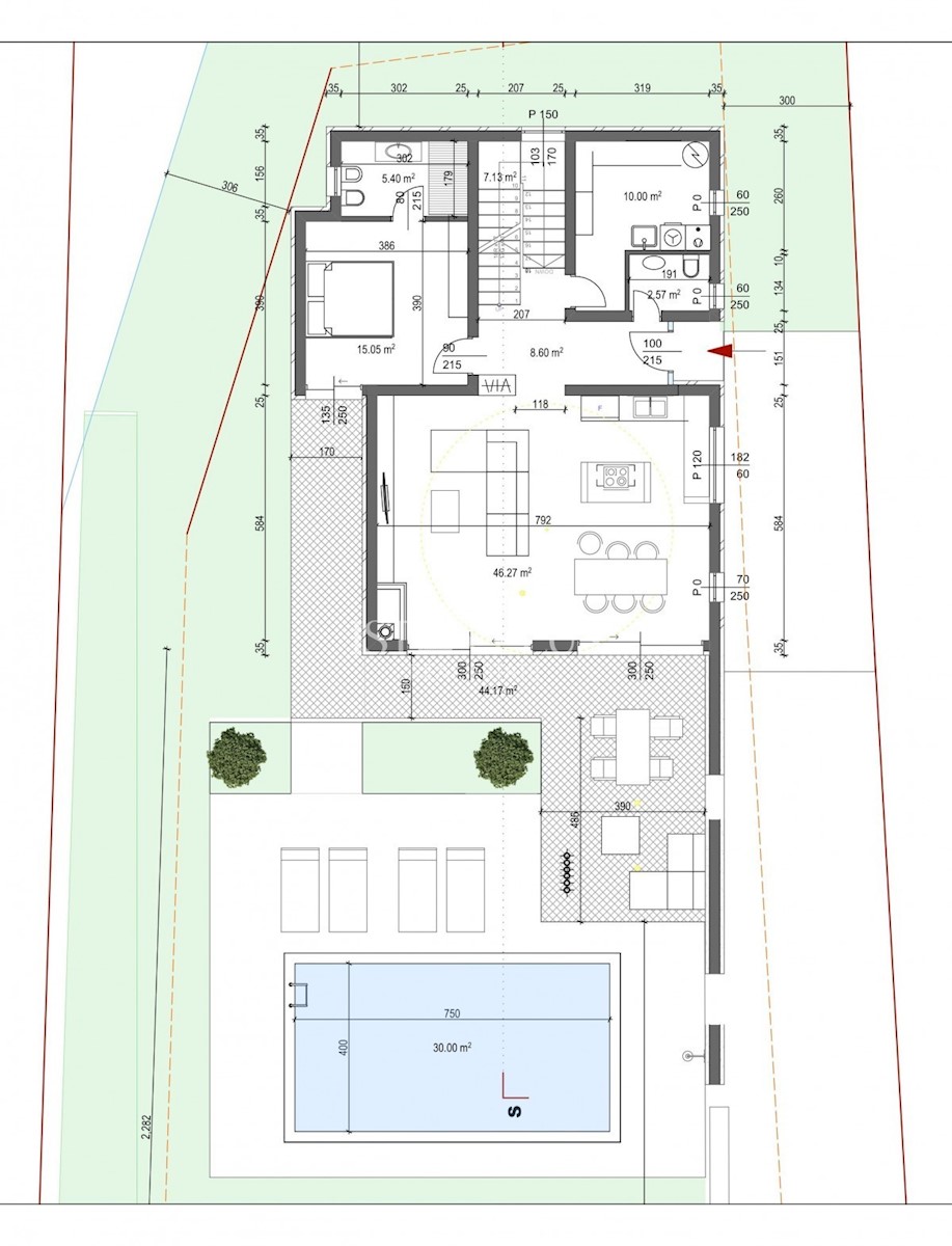 Villa moderna di qualità e di lusso situata vicino a Parenzo