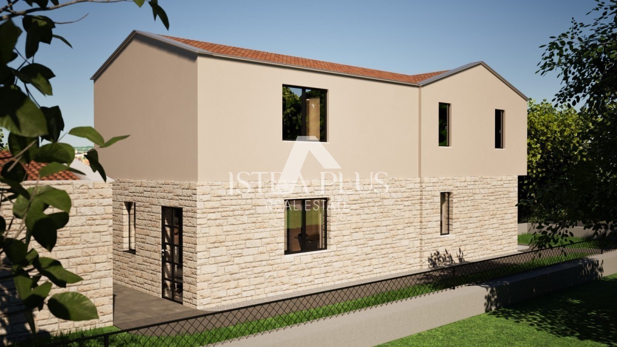 Dintorni di Visignano!! Villa in costruzione con piscina e garage, posizione tranquilla