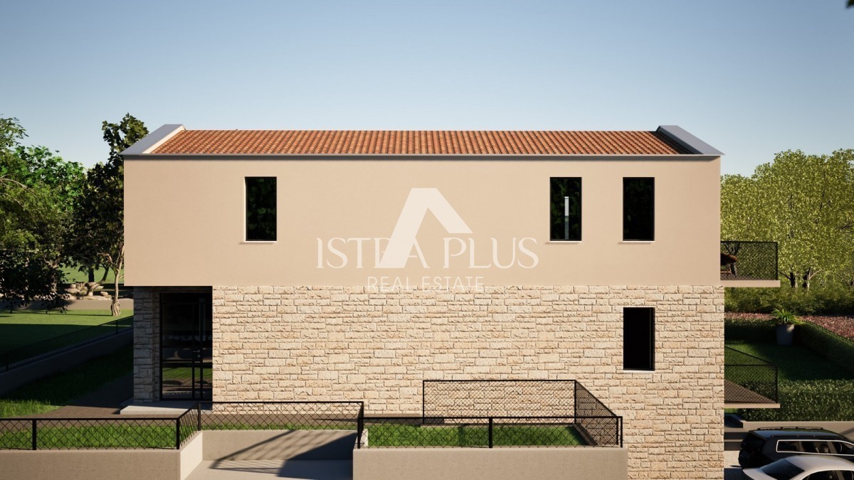 Dintorni di Visignano!! Villa in costruzione con piscina e garage, posizione tranquilla