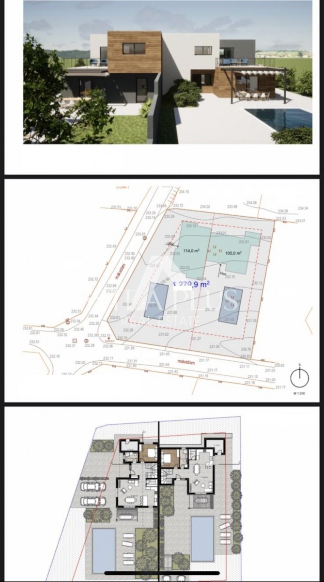 Istria, zona Parenzo - Moderna casa bifamiliare con piscina