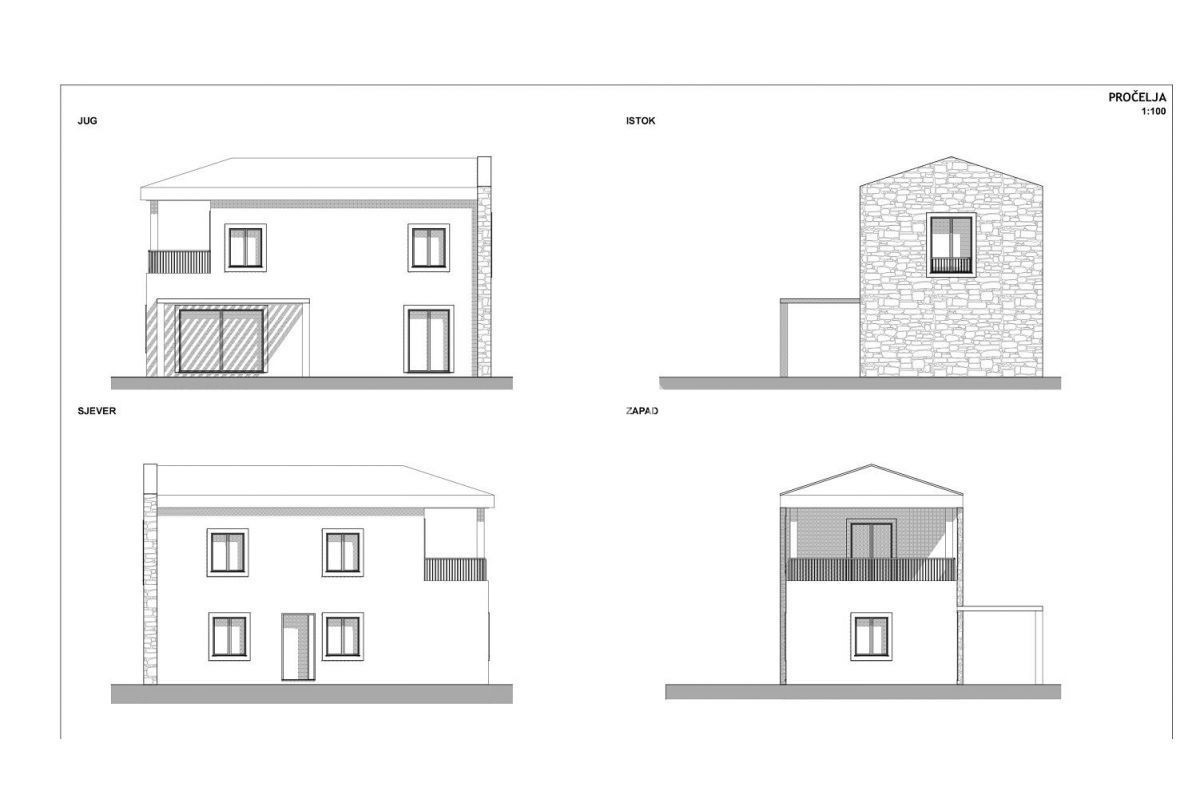 Baderna, nuove ville moderne con piscina
