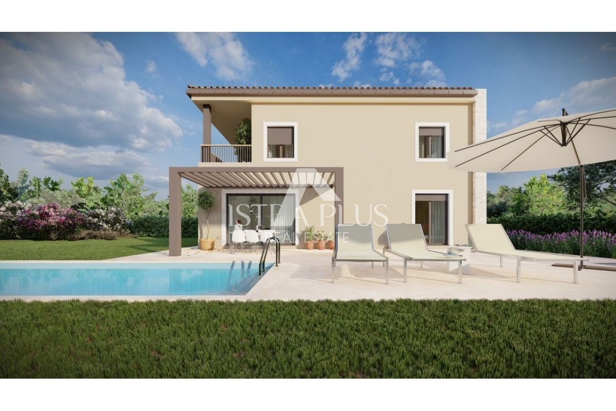 Baderna, nuove ville moderne con piscina