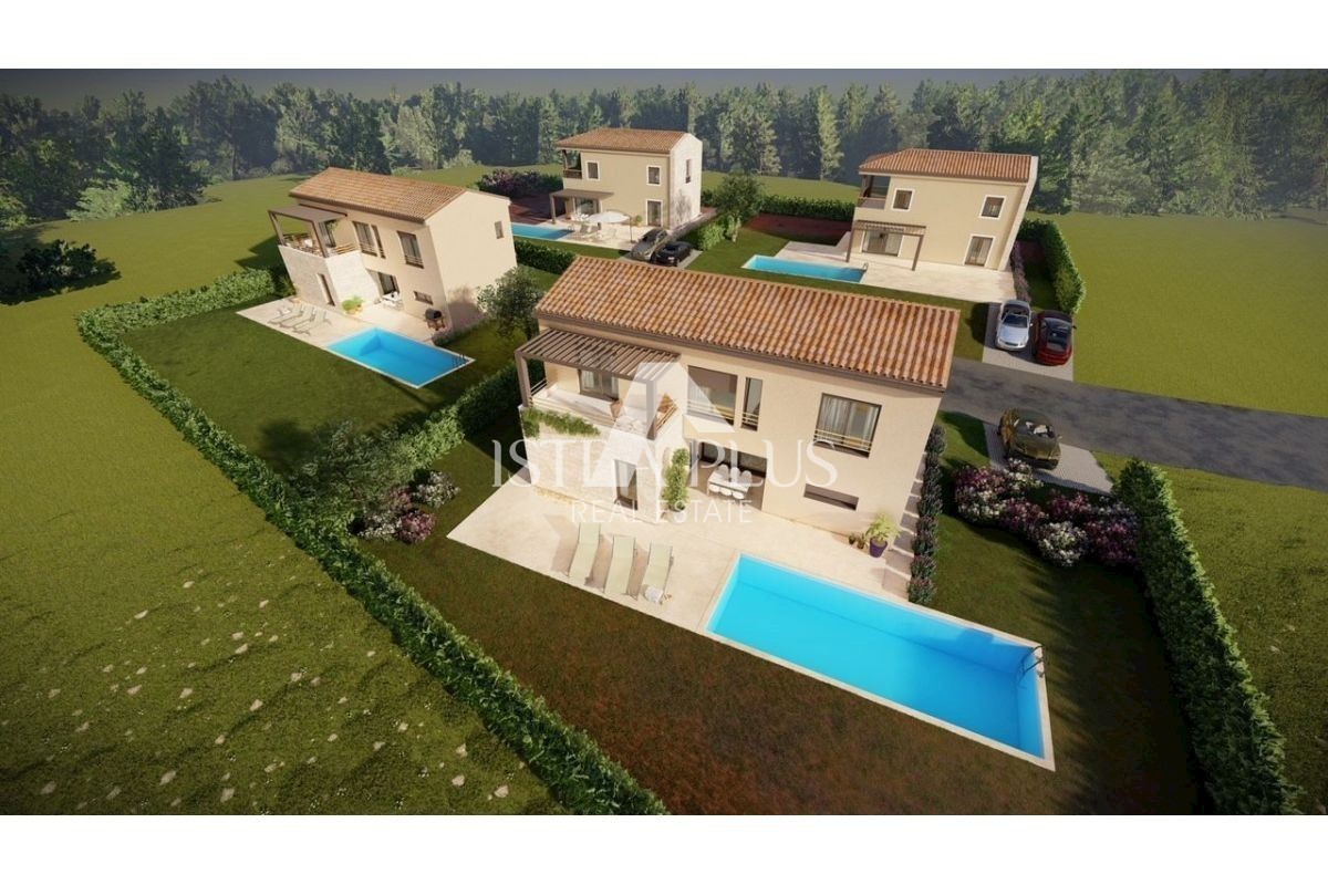 Baderna, nuove ville moderne con piscina