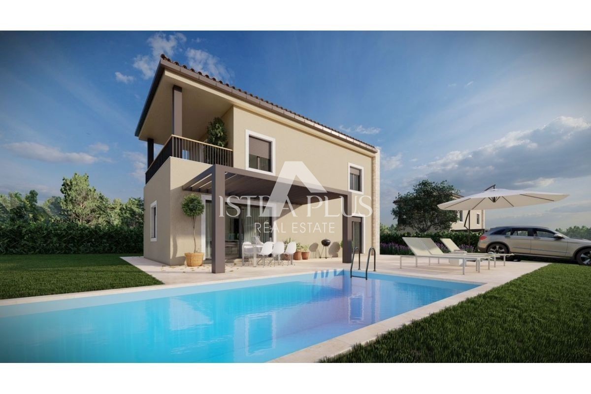 Baderna, nuove ville moderne con piscina