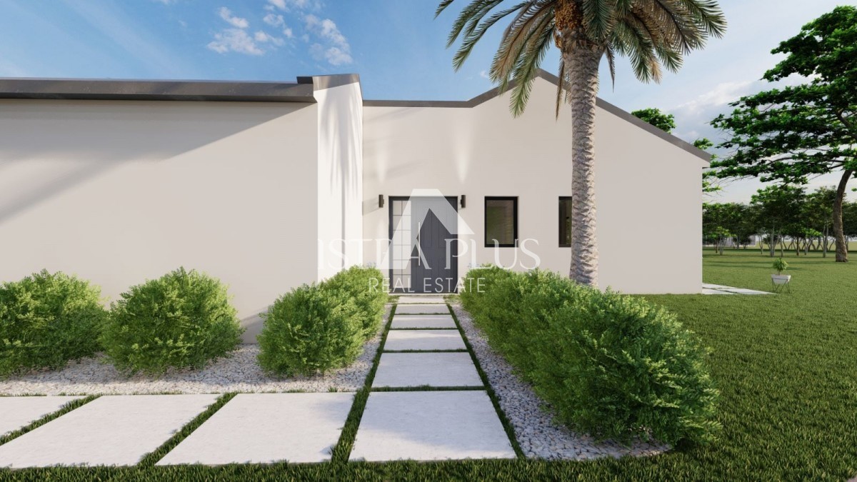 Terreno edificabile con progetto concettuale alla fine della città - dintorni di Tinjan