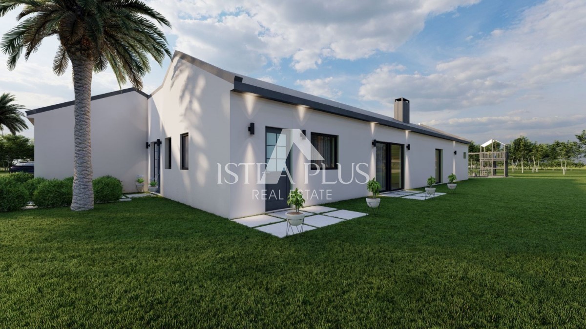 Terreno edificabile con progetto concettuale alla fine della città - dintorni di Tinjan