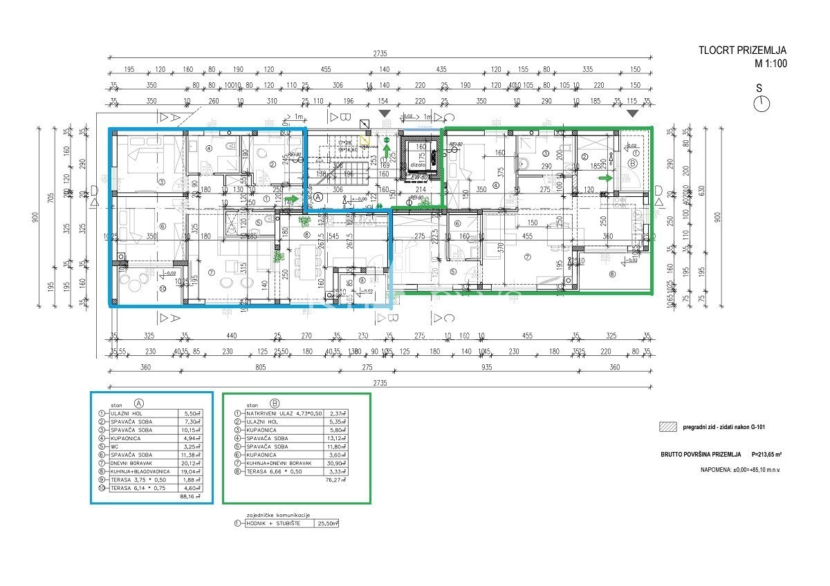 Appartamento al piano terra con cortile, nuova costruzione a 2 km dal mare!!