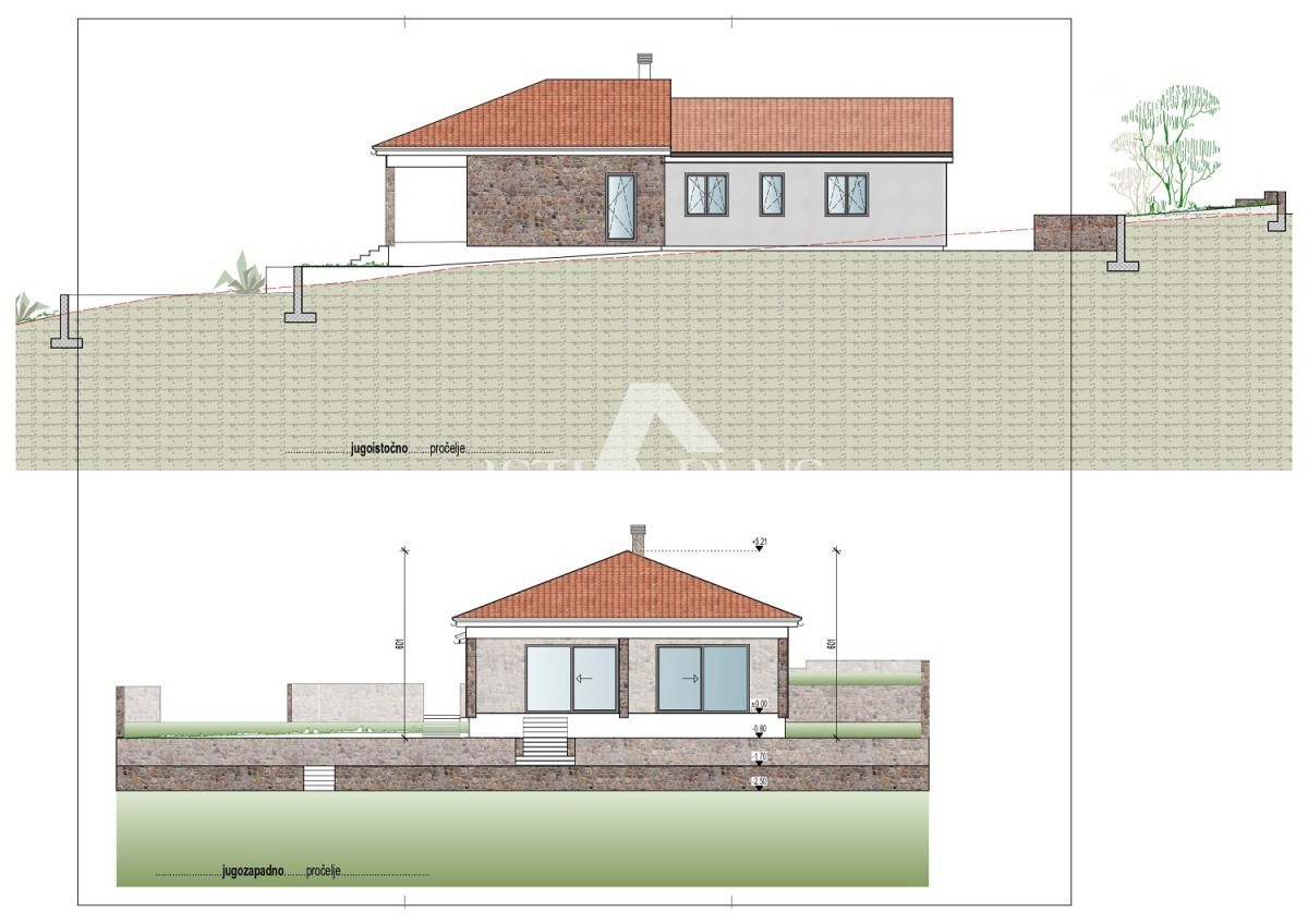 Terreno edificabile con progetto, circondato da natura incontaminata