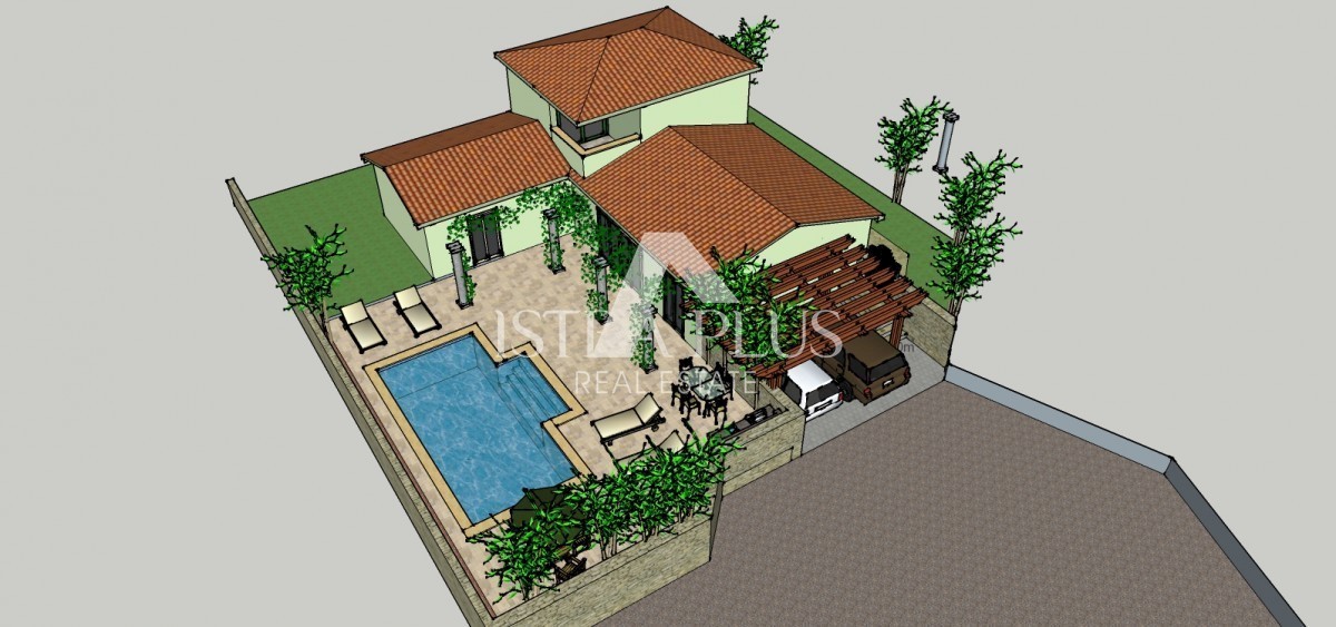 Istria, Parenzo - Nuova, bella villa arredata con piscina