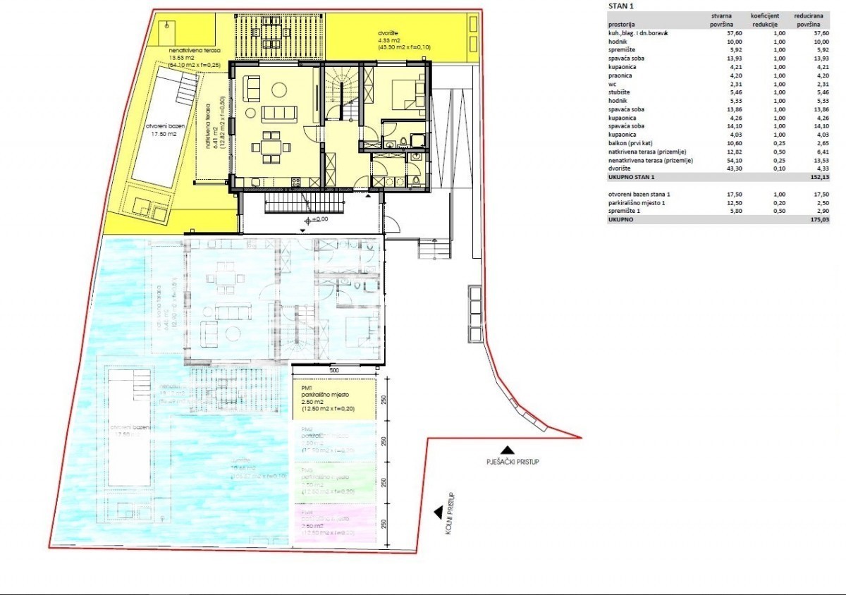 Appartamento su due piani con piscina privata e cortile - Tar - Vabriga