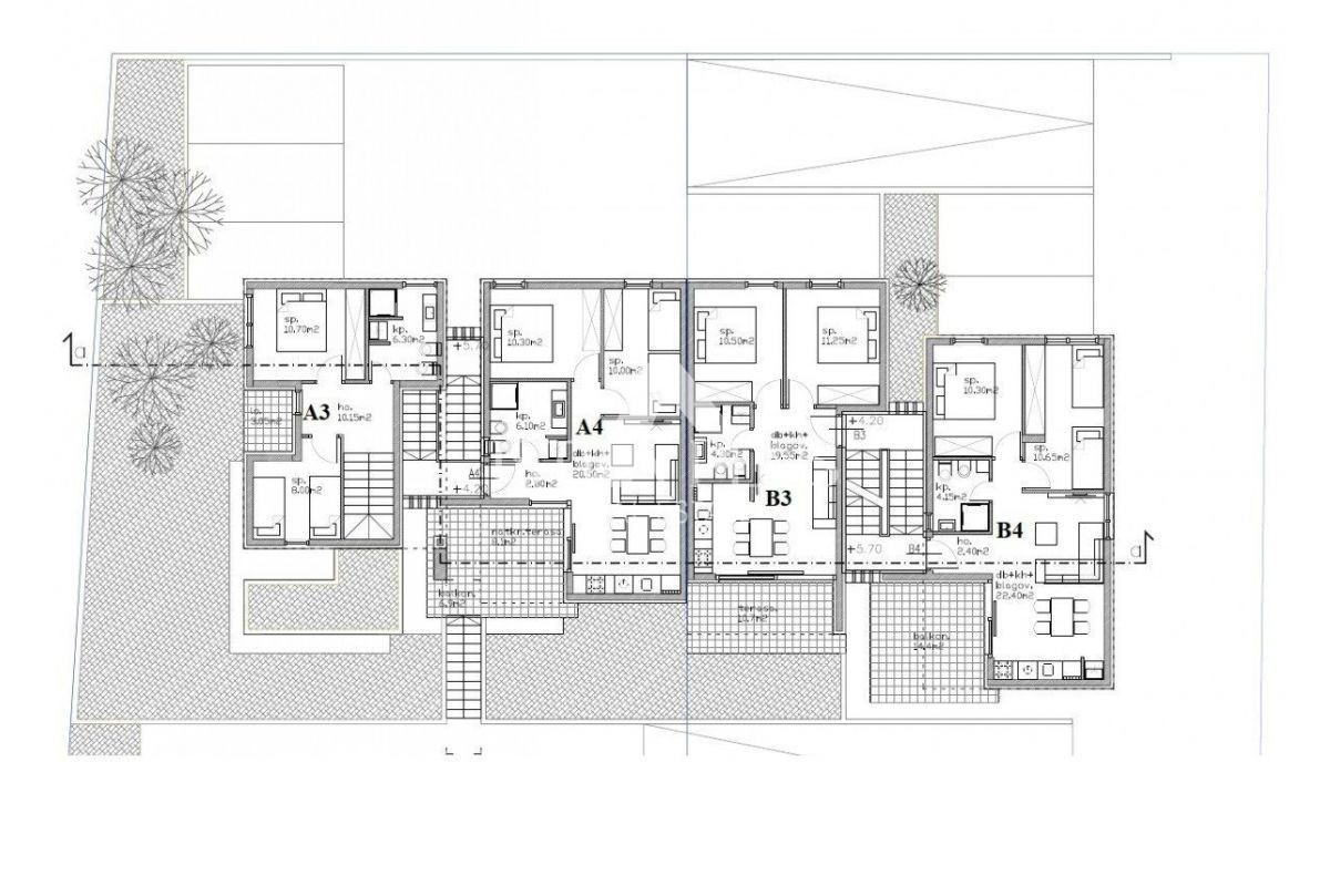 Appartamento al 1° piano a 300 m dal mare in palazzina di nuova costruzione!