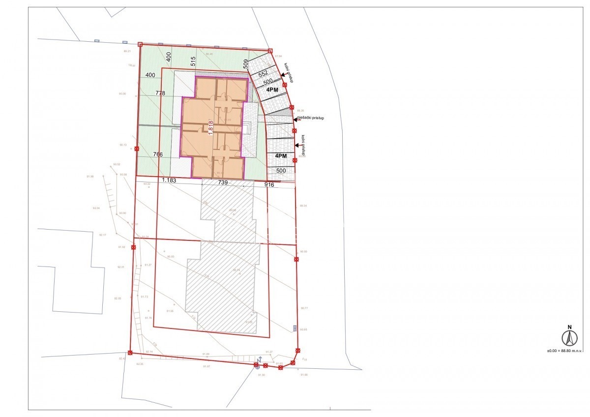 Offerta esclusiva - nuova costruzione a Tar, appartamento al piano terra con cortile, 3 camere da letto!