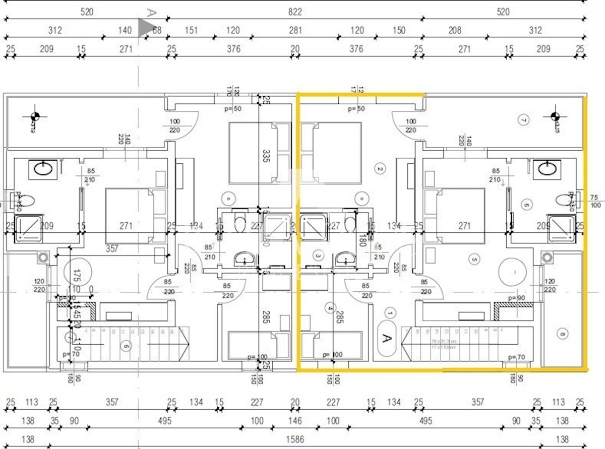 Moderne case bifamiliari con piscina a soli 3 km da Parenzo