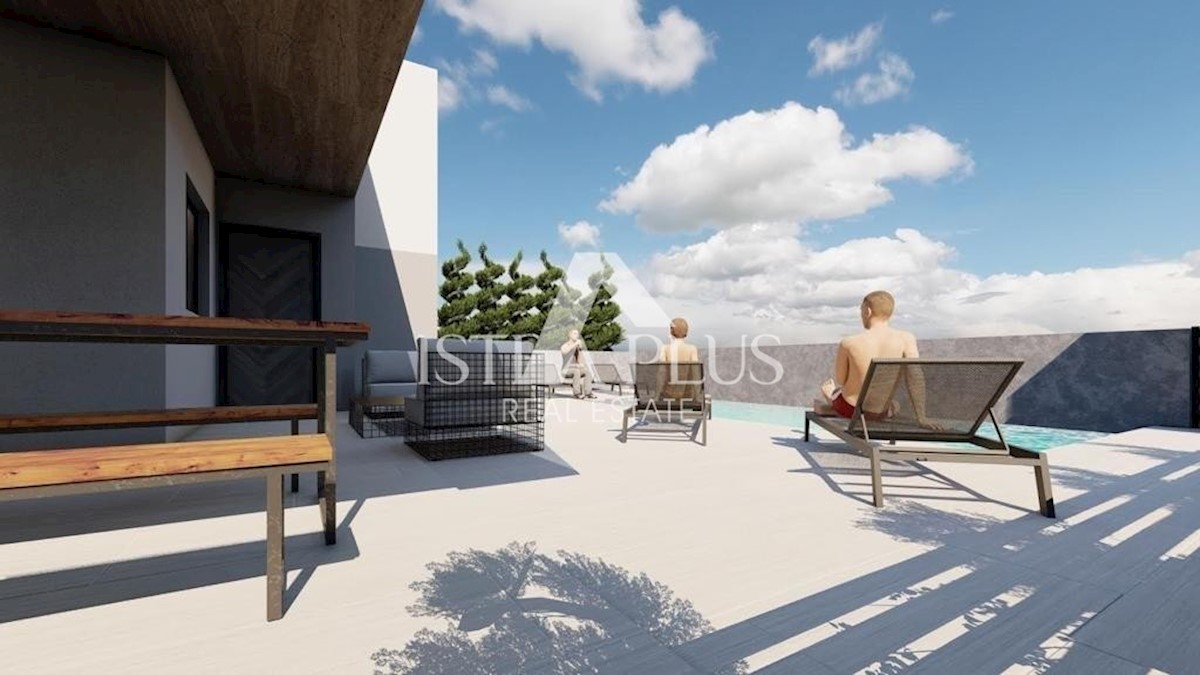 Nuovo appartamento al piano terra con piscina - Zona di Parenzo - Appartamento A