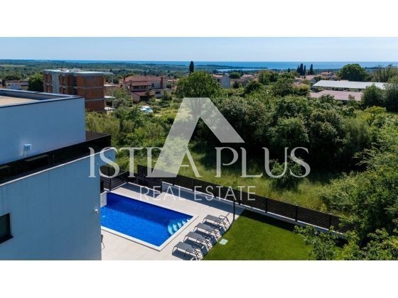 Esclusiva, Vabriga - villa moderna con una splendida vista sul mare!