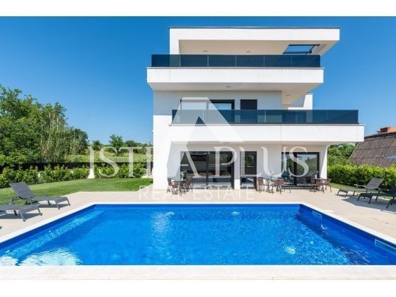 Esclusiva, Vabriga - villa moderna con una splendida vista sul mare!
