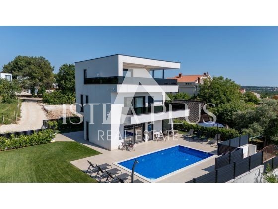 Esclusiva, Vabriga - villa moderna con una splendida vista sul mare!
